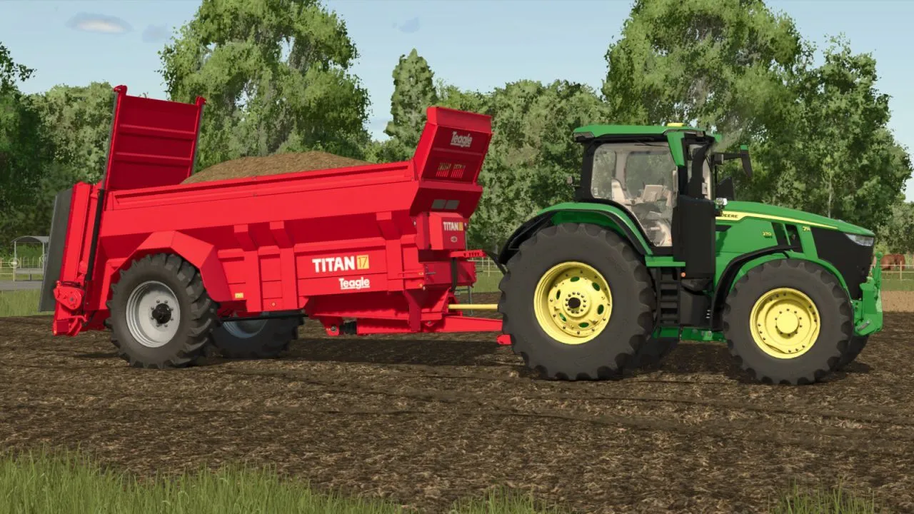 Efficient Teagle Titan 17 Spreader for Farming Simulator 25 — Wide Application at 16 m
