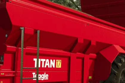 Efficient Teagle Titan 17 Spreader for Farming Simulator 25 — Wide Application at 16 m — 2