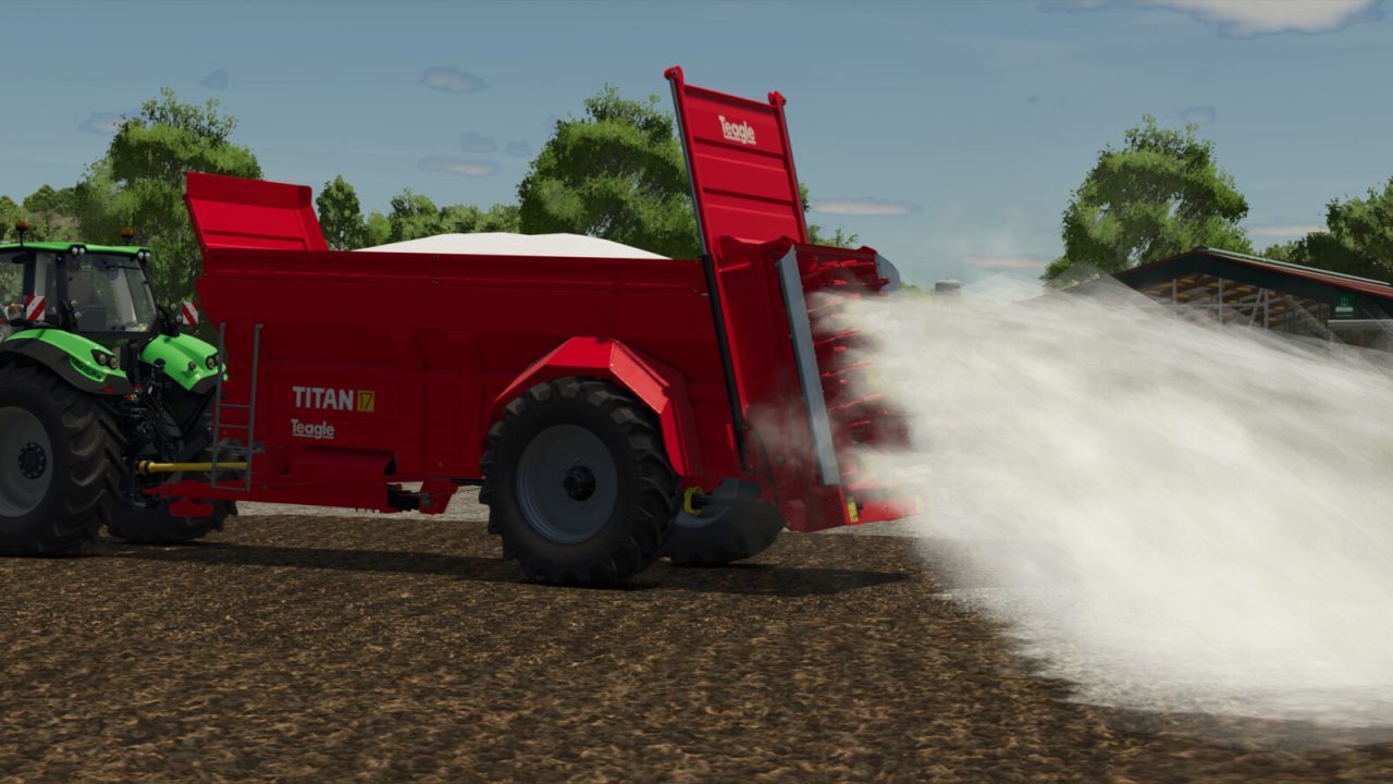 Efficient Teagle Titan 17 Spreader for Farming Simulator 25 — Wide Application at 16 m