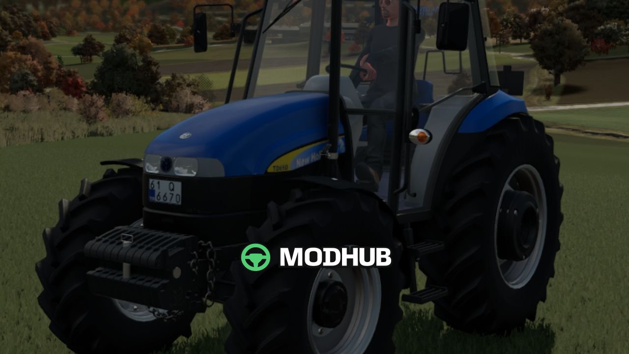 Трактор New Holland TD65D V1.1 для FS25
