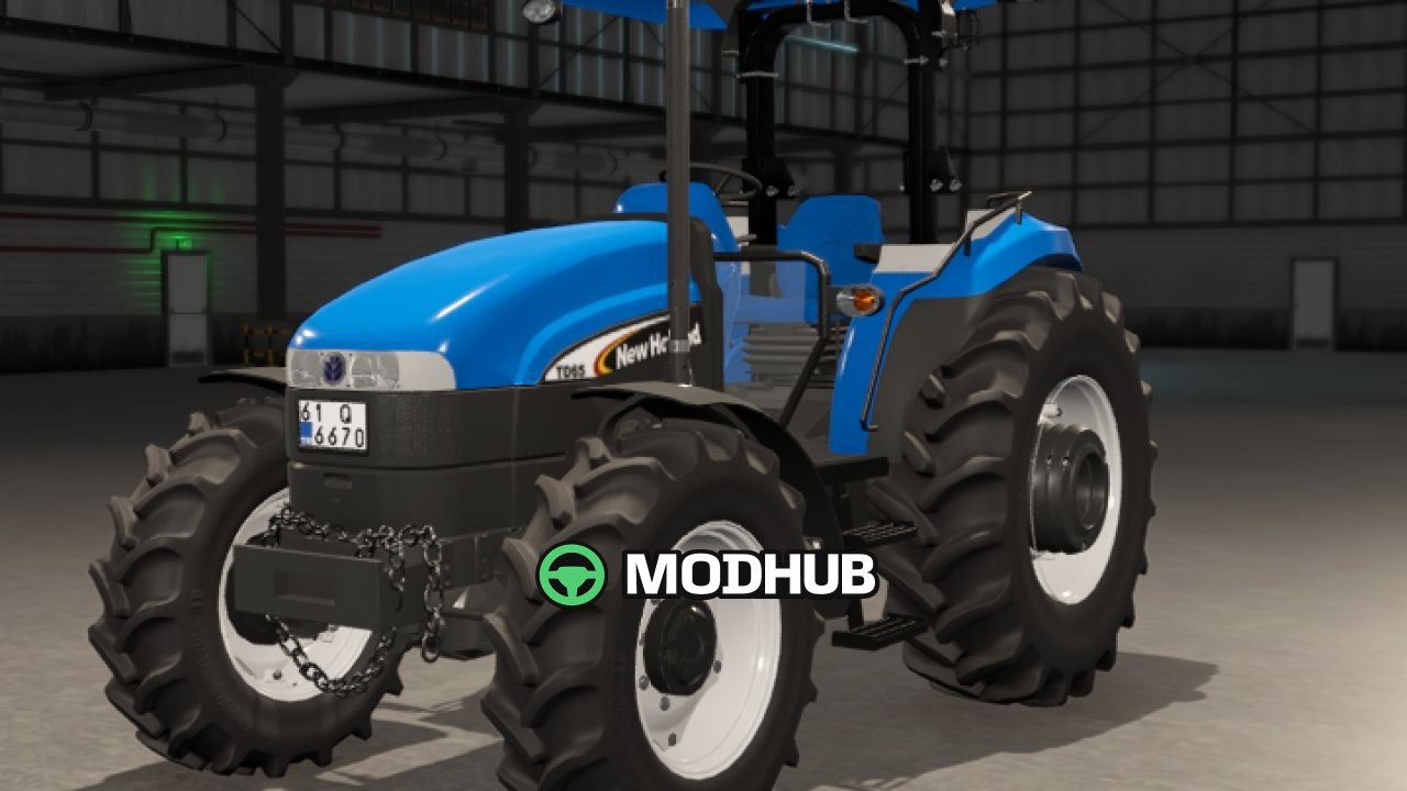 Трактор New Holland TD65D V1.1 для FS25