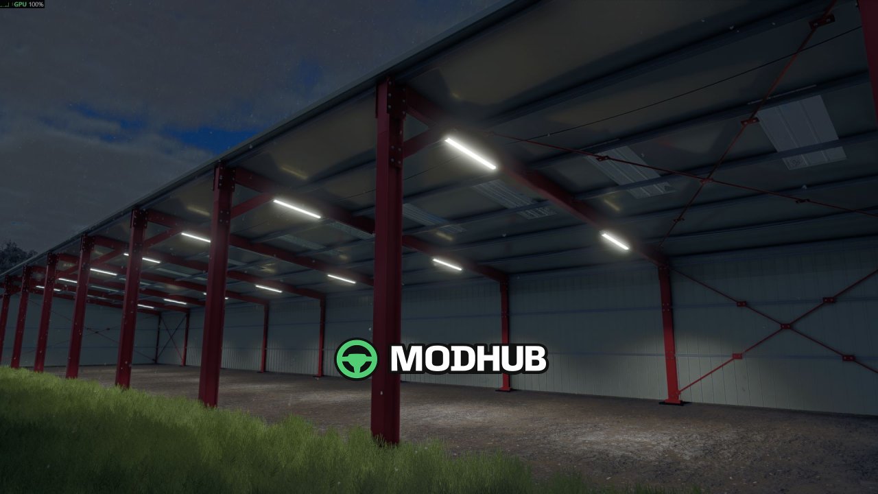 Сара 48m Shed V1.1 для FS25