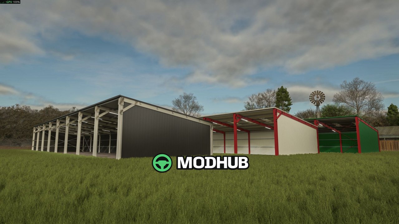 Сара 48m Shed V1.1 для FS25