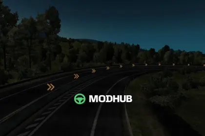 Mod Dangerous Turn Lights v1.61 for ETS2 — 2