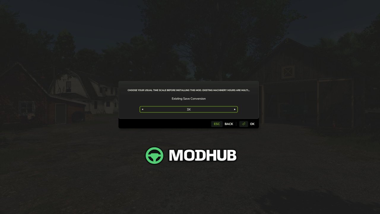 Скрипт Realistic Hours & Depreciation BETA v0.9 для FS25