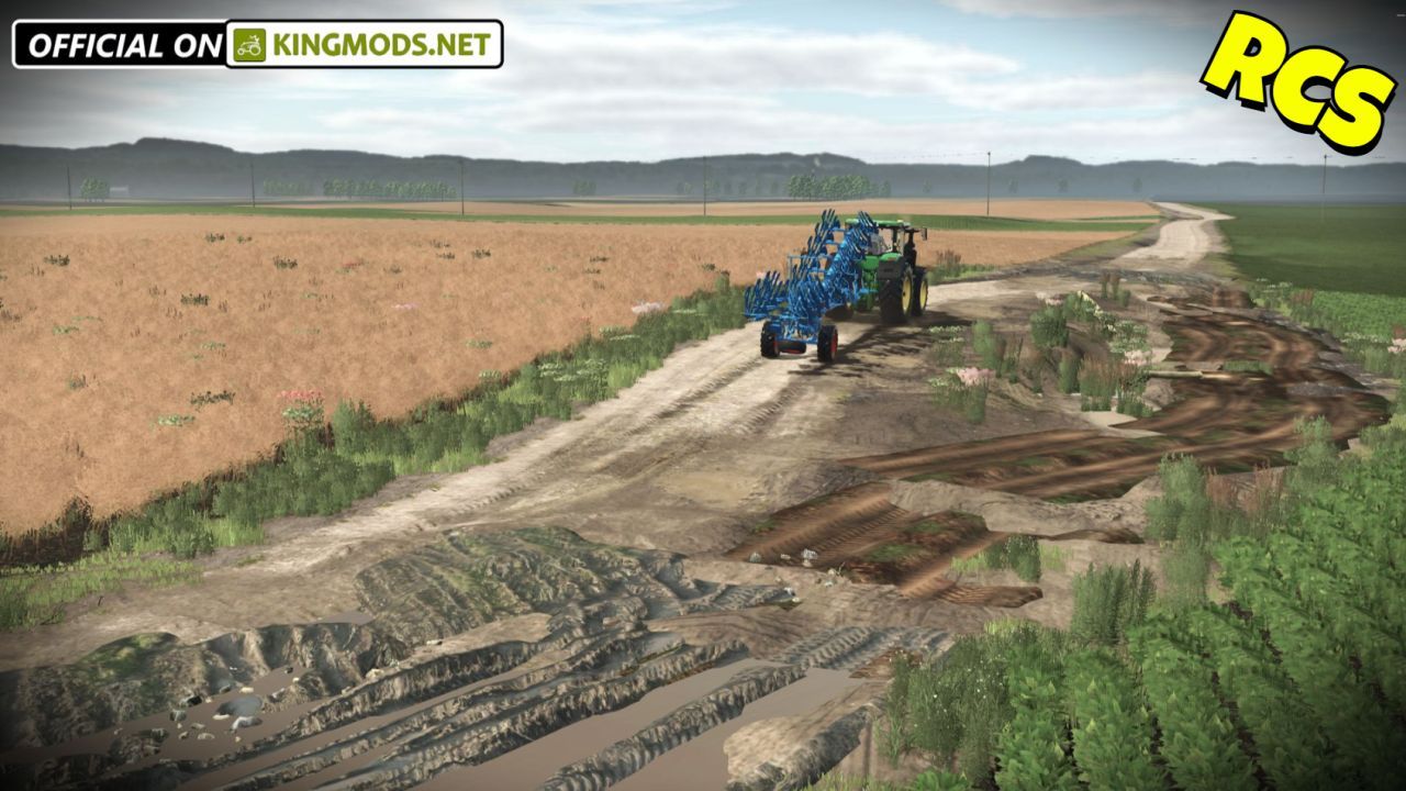 Legendarną Mapę Dunăreni X4 z Row Crop System dla Realistycznego Rolnictwa w FS25