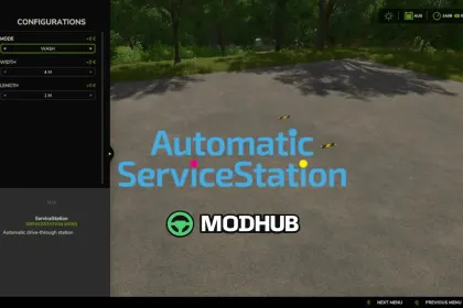 Автоматична станція обслуговування V1.0.0.1 для FS25 — 2