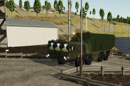 Truck MZKT-7930 (8x8) with Command C4ISR Module for Farming Simulator 25