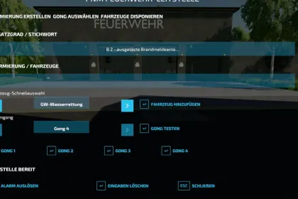 Fire Department Control Center PNM for Farming Simulator 22