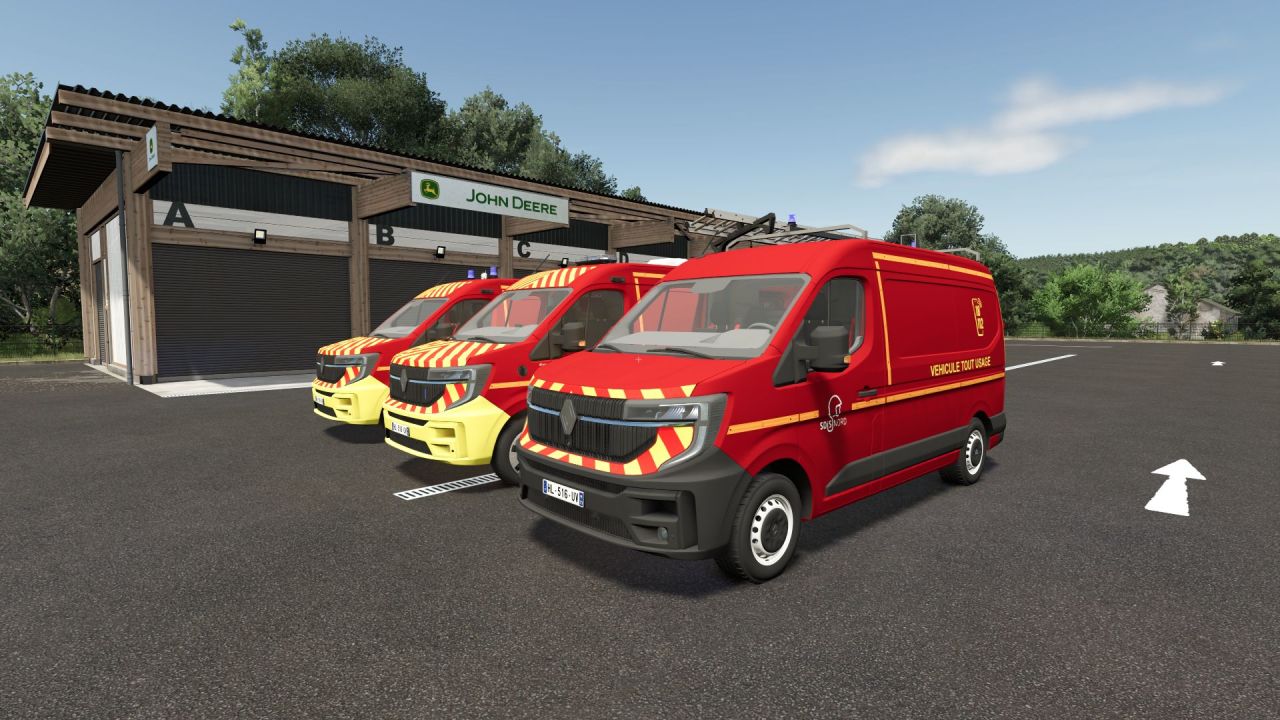 Автомобіль Renault Master IV (VSAV SDIS 59) для Farming Simulator 25