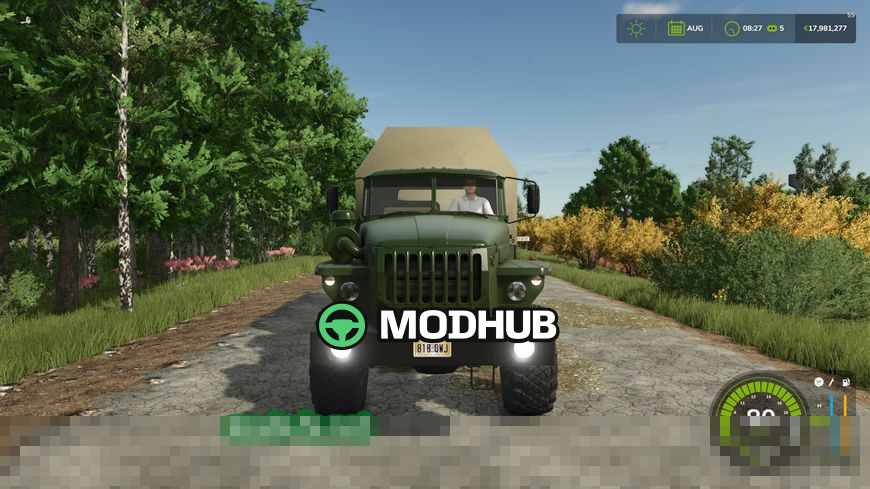 Мод на Вантажівки Ural 4320 Logistica v1.0.0.0 для Фермер Симулятор 25