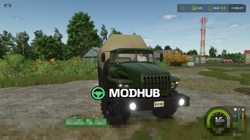 Мод на Вантажівки Ural 4320 Logistica v1.0.0.0 для Фермер Симулятор 25