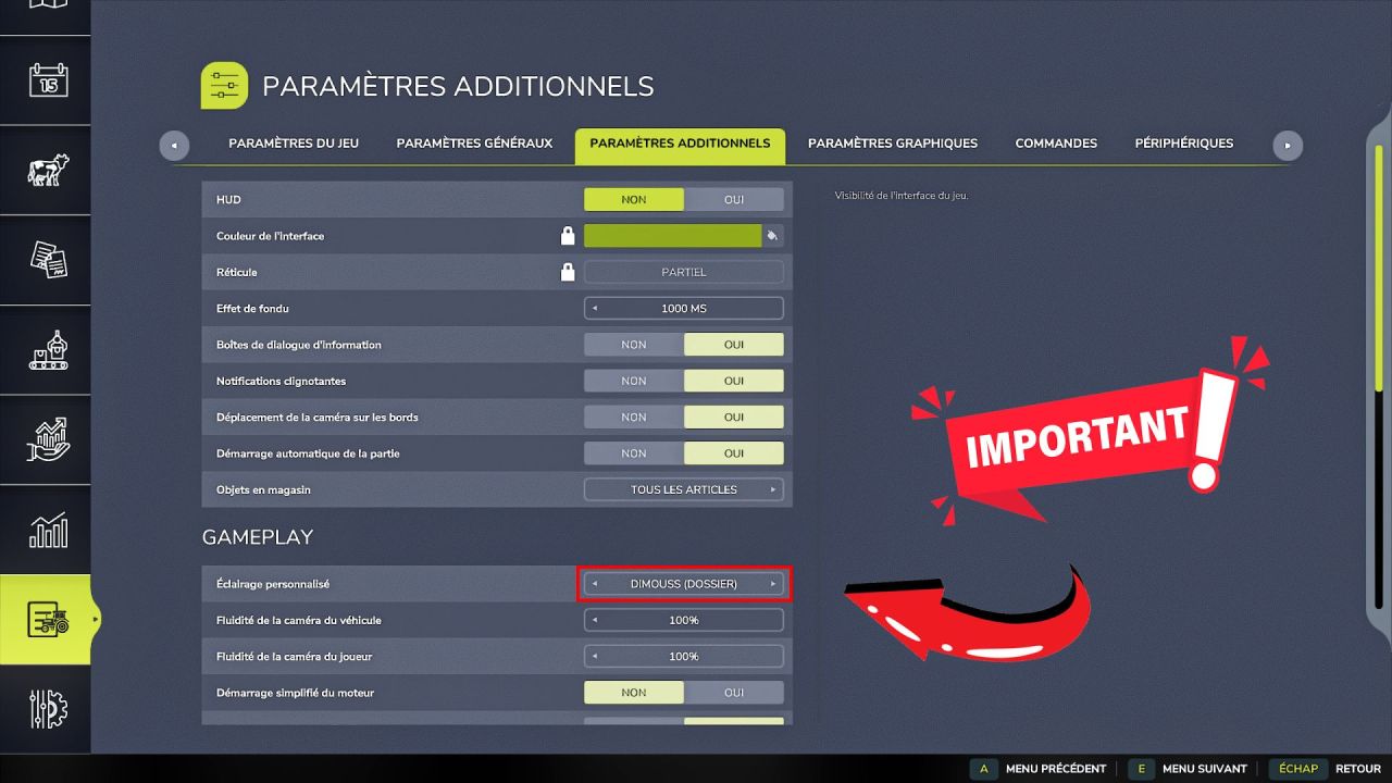 Реалістичний Shader by Dimouss (ReShade) для Farming Simulator 25 — Краще Світло та Тіні