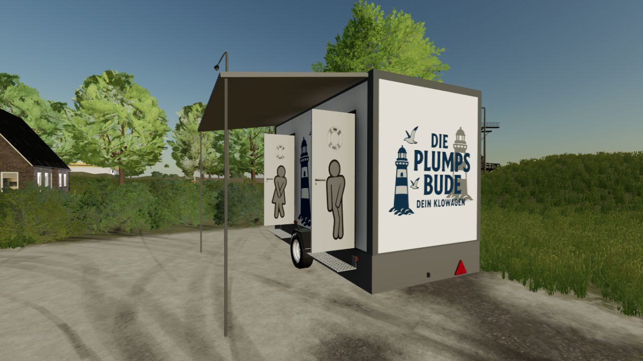 Przyczepa toaletowa Toilet Trailer Pack do Farming Simulator 22