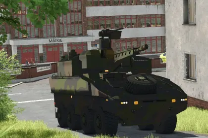 Boxer MRAV 8x8 Armored Fighting Vehicle for Farming Simulator 25