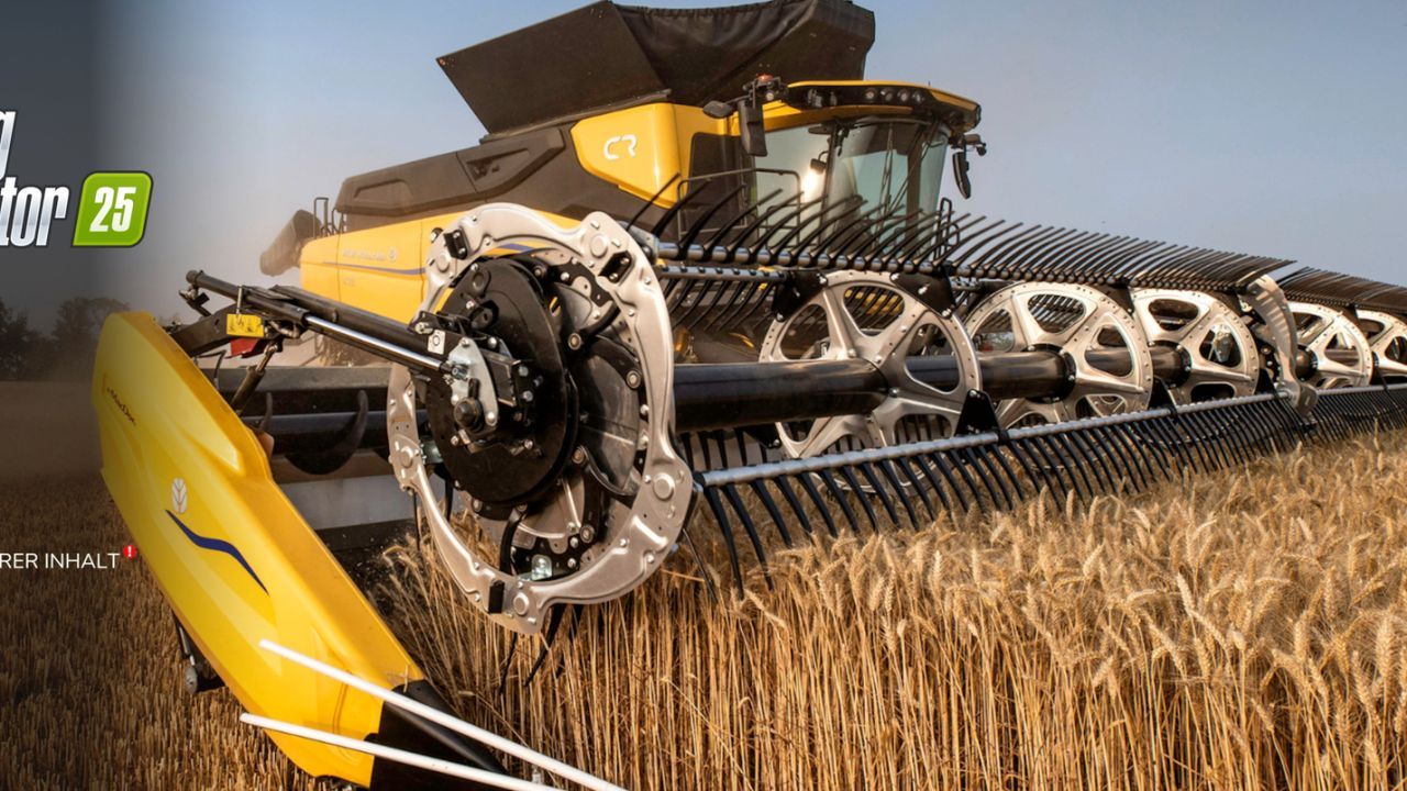 Nowy pakiet tła Custom New Holland — Stylowe tła menu dla Farming Simulator 25