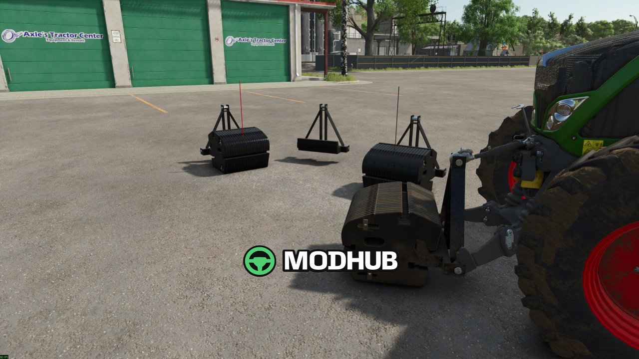 Вантаж New Holland 900 кг для FS25