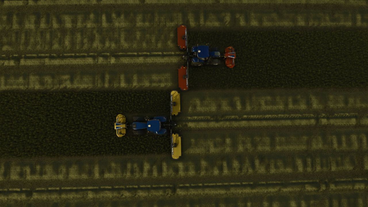 Косарка New Holland DiscCutter F 320P + MegaCutter 1020 для Farming Simulator 25