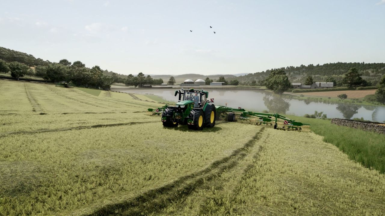 Ворушилка Krone Swadro 2000 для Farming Simulator 25