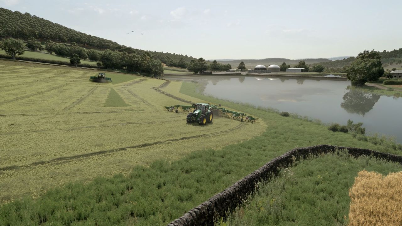 Ворушилка Krone Swadro 2000 для Farming Simulator 25