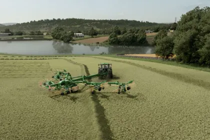Ворушилка Krone Swadro 2000 для Farming Simulator 25 — 4