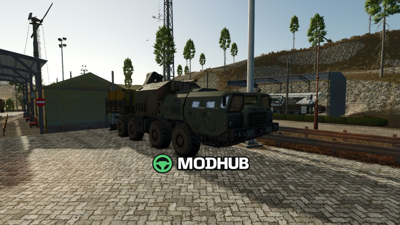 Truck MZKT-7930 (8×8 Heavy Chassis with Command / C4ISR Module) for FS25