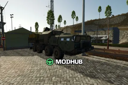 Truck MZKT-7930 (8×8 Heavy Chassis with Command / C4ISR Module) for FS25 — 3