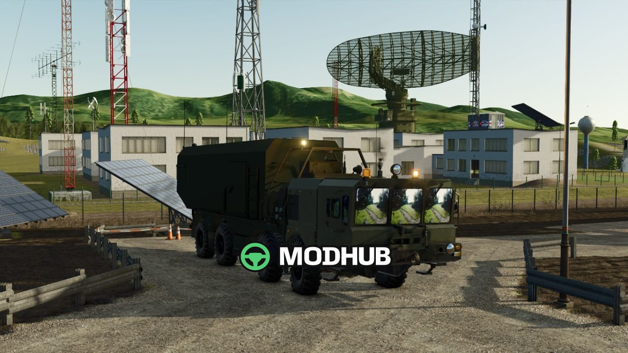 Truck MZKT-7930 (8×8 Heavy Chassis with Command / C4ISR Module) for FS25