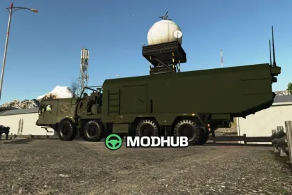 Truck MZKT-7930 (8×8 Heavy Chassis with Command / C4ISR Module) for FS25 — 5