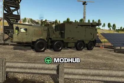 Truck MZKT-7930 (8×8 Chassis with Radar) for FS25