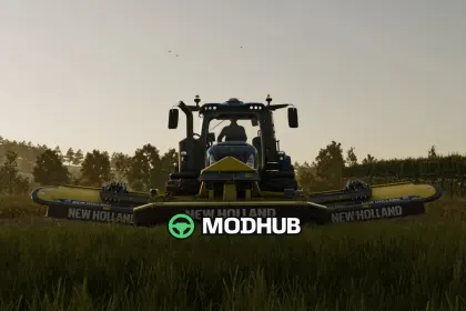 Mähwerk New Holland DiscCutter F 320P + MegaCutter 1020 für FS25