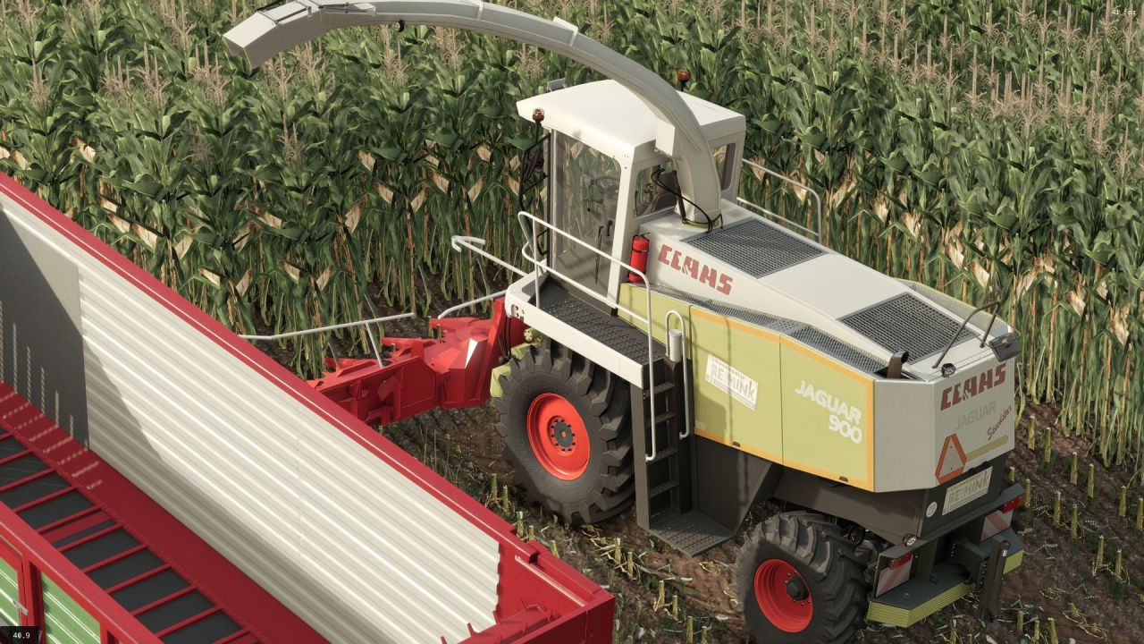 Кормозбиральний комбайн Claas Jaguar 900 Speedstar для Farming Simulator 25