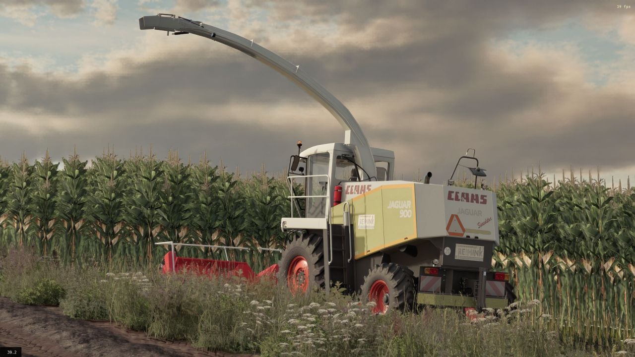 Кормозбиральний комбайн Claas Jaguar 900 Speedstar для Farming Simulator 25