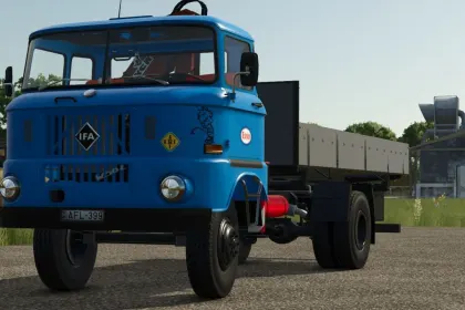 LKW IFA W50 mit KCR Kran für Farming Simulator 25