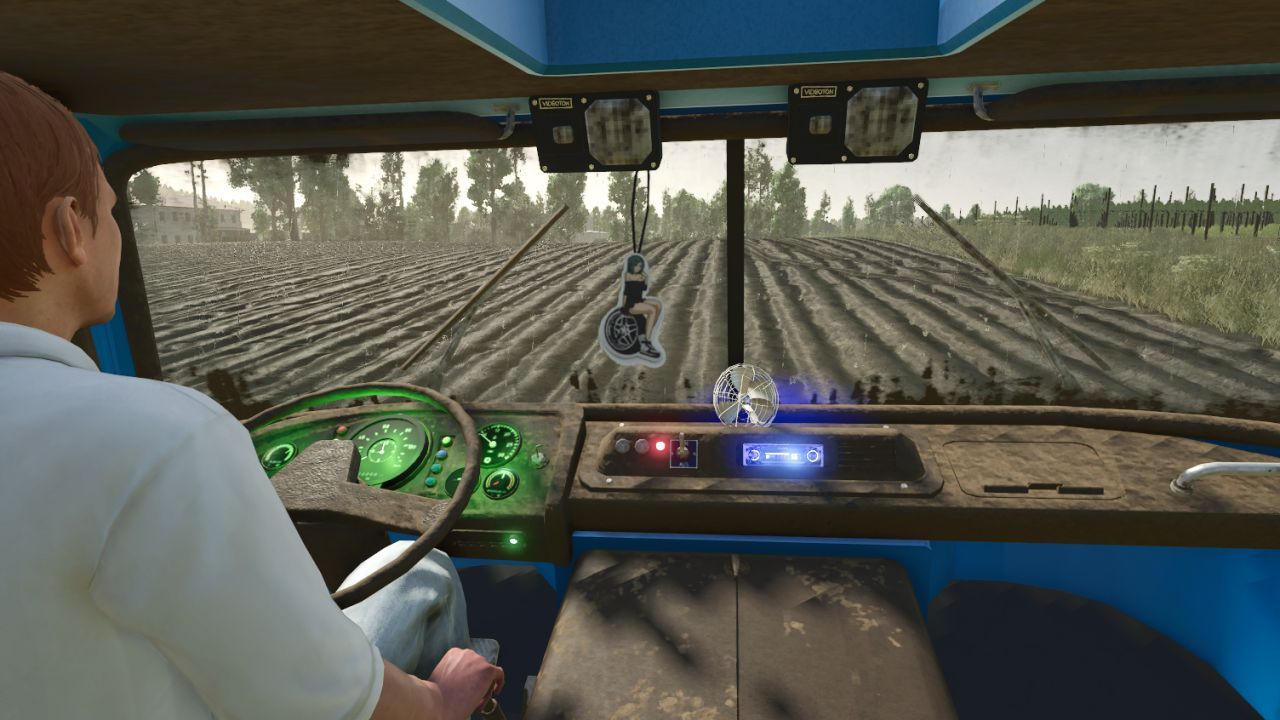 Вантажівка IFA W50 з краном KCR для Farming Simulator 25