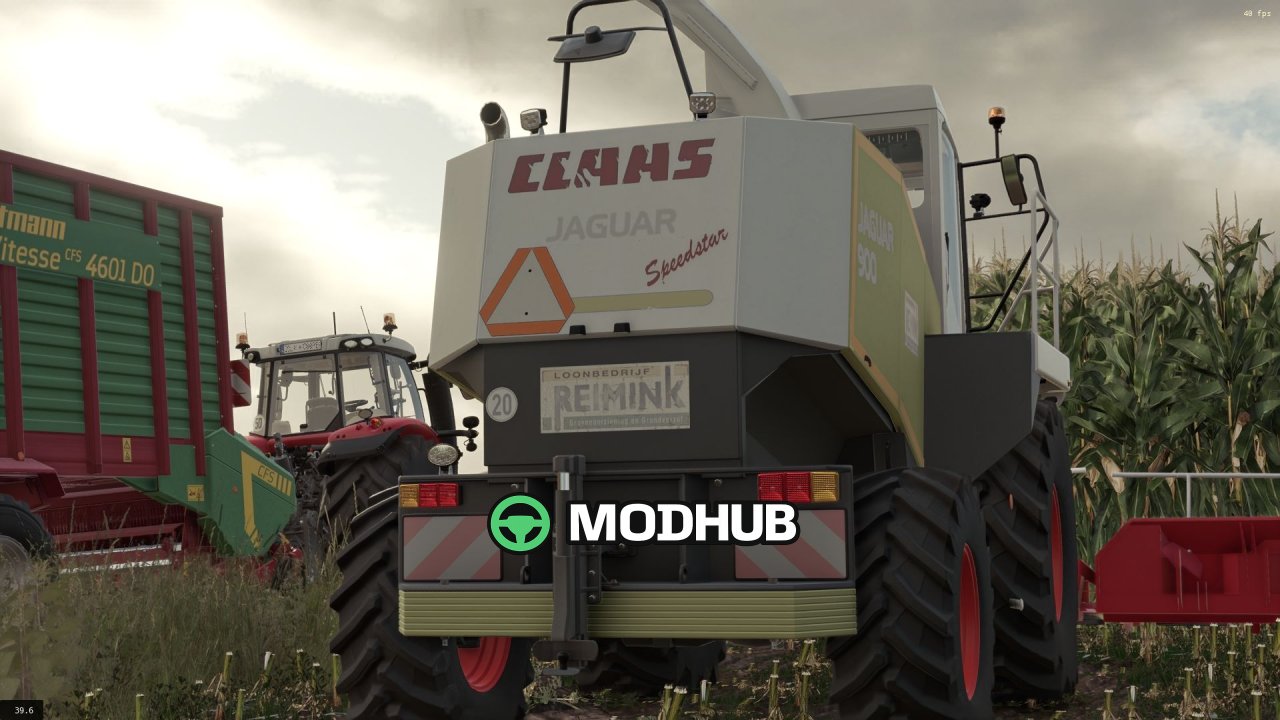 Комбайн Claas Jaguar 900 Speedstar V1.0 для FS25