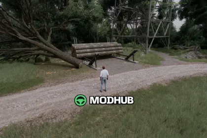 Сховище для колод Log Storage Silo V1.0.0.2 для FS25 — 2