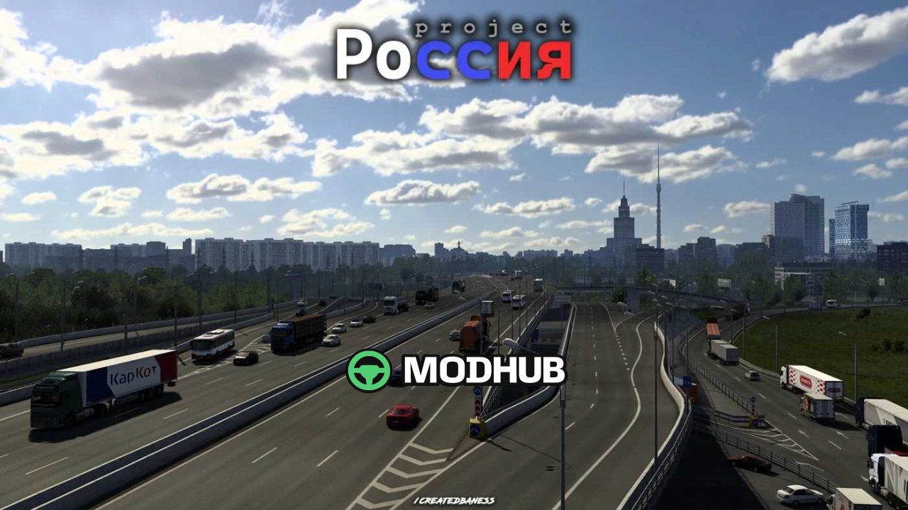 Karte Project Russia v5.7.1a 1.61 für ETS2