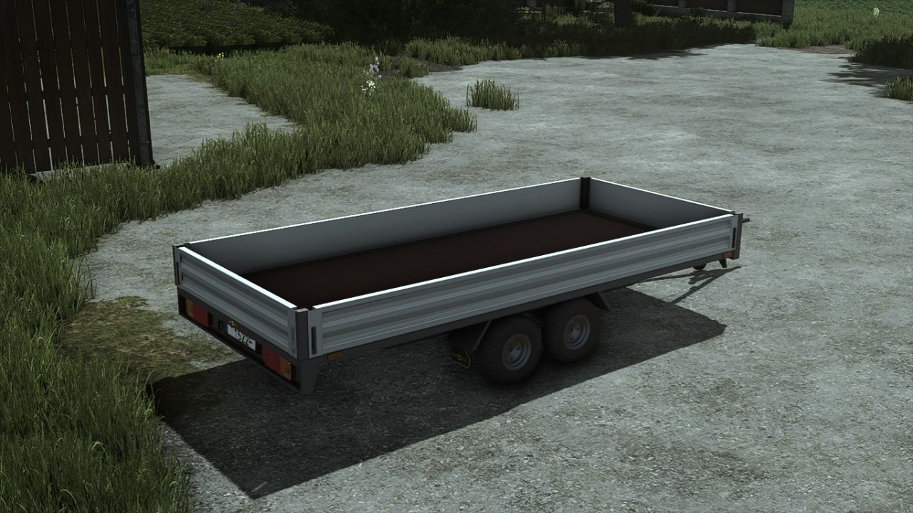 Ефективний Причіп Humbaur з Двома Рампами для Farming Simulator 25 - Скріншоти