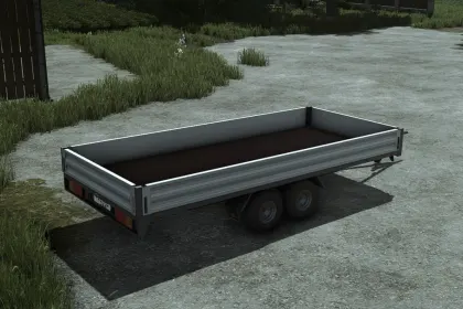 Ефективний Причіп Humbaur з Двома Рампами для Farming Simulator 25 — 2