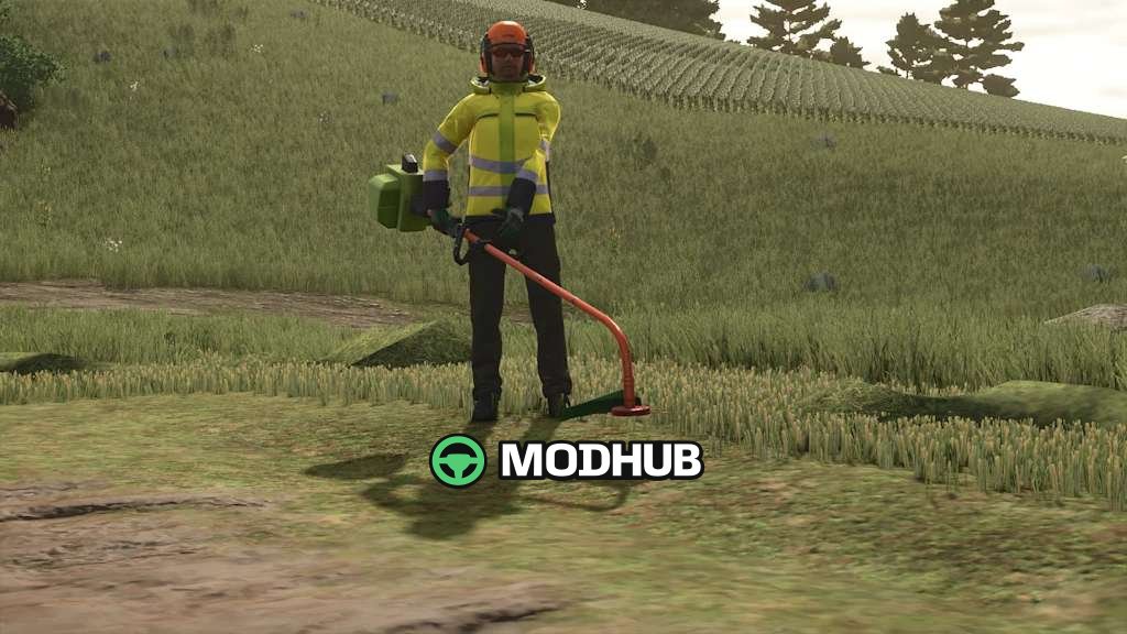 Косарка Brush Cutter Rust Edition v1.7 для FS25