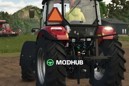 Ładowacz Bobcat 3 Point Bale Fork Rust Edition v1.2 do FS25 — 2