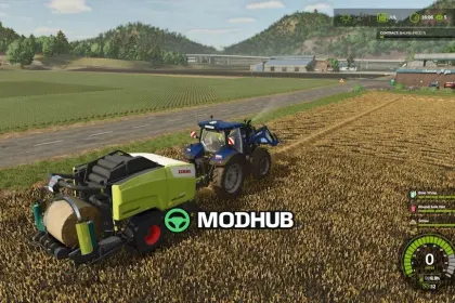 Прес-підбирач CLAAS ROLLANT 455 UNIWRAP Speedy для FS25 — 3
