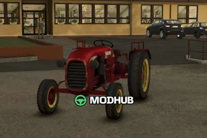 Трактор Bucher D4000 Placeable v1.8 для FS25