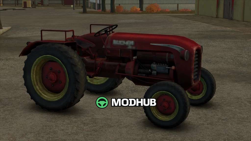 Трактор Bucher D4000 Placeable v1.8 для FS25