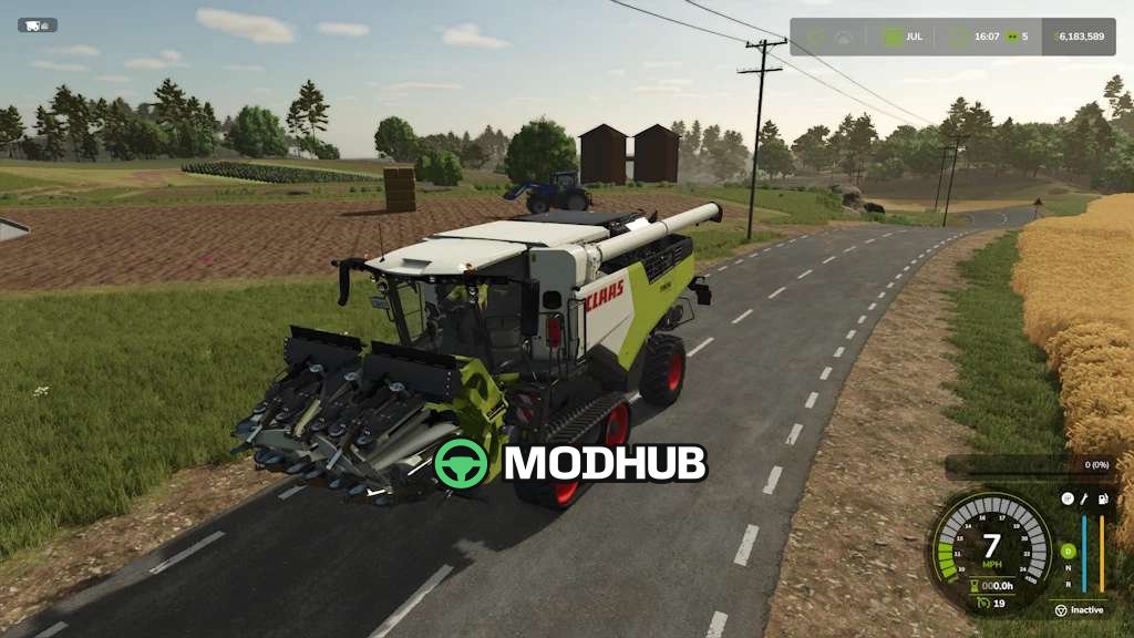 Комбайн CLAAS TRION 720-750 Speedy v2.0 для FS25