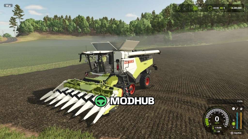 Комбайн CLAAS TRION 720-750 Speedy v2.0 для FS25