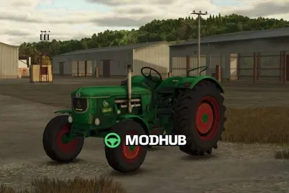 Трактор Deutz D80 Placeable v1.8 для FS25 — 2