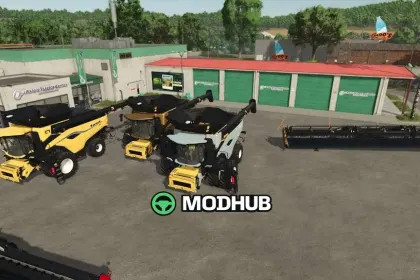 Комбайн New Holland CR11 v3.2 для FS25 — 2