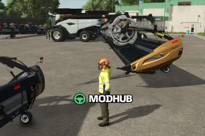 Комбайн New Holland CR11 v3.2 для FS25 — 3